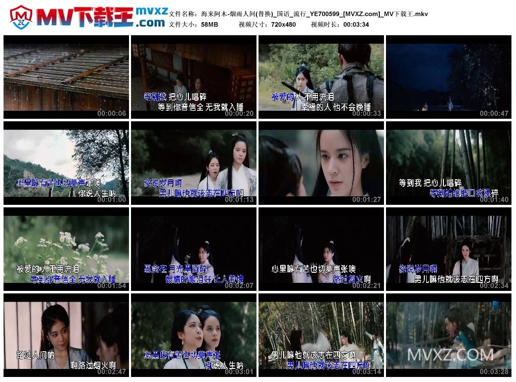 海来阿木-烟雨人间(替换)_国语_流行_YE700599